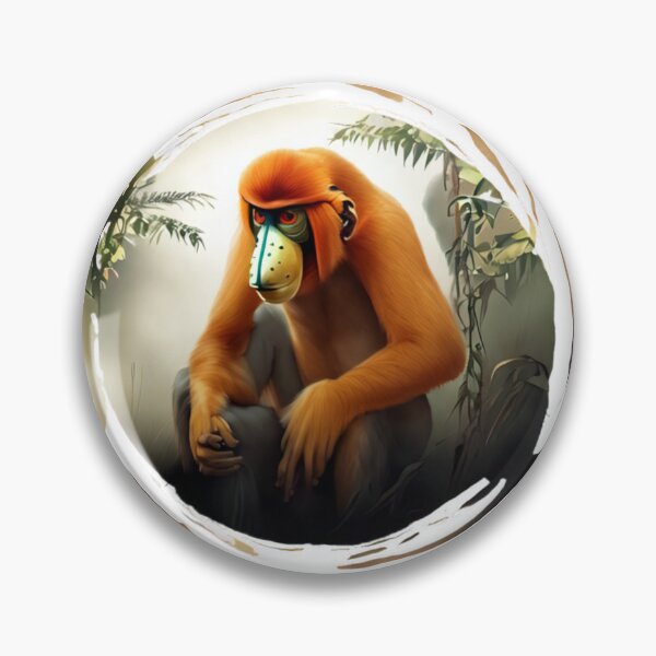 Item preview, proboscis monkey designed and sold by Maker Magia.