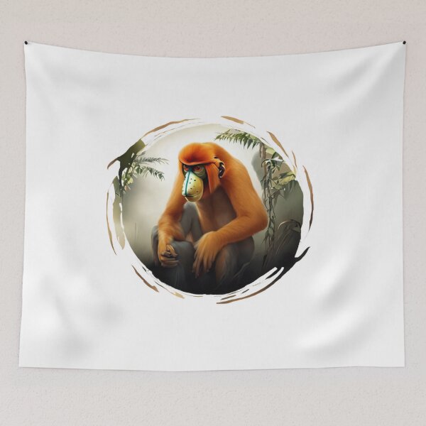 Item preview, proboscis monkey designed and sold by Maker Magia.