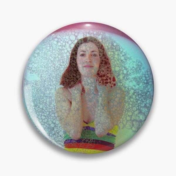 Item preview, Filtered photography portrait woman soap bubbles designed and sold by Carré Comme Orange.