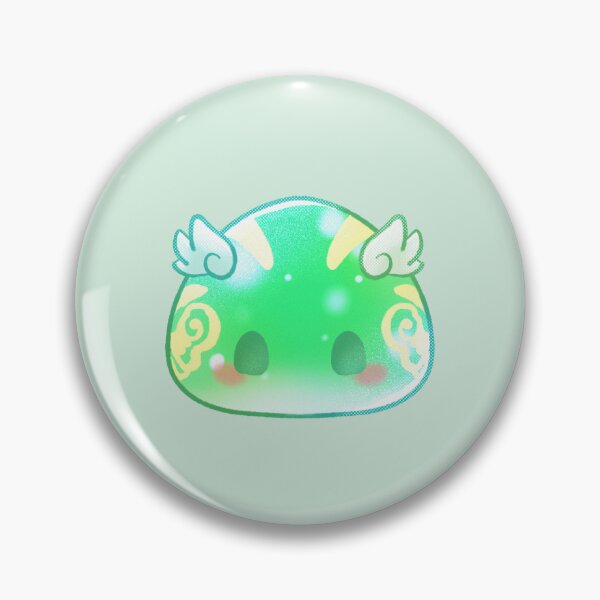 Item preview, Anemo Slime Fanart  designed and sold by daljoena.