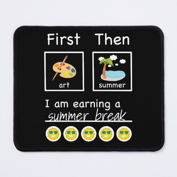 Item preview, First Art Then Summer Art Teacher Special Education Tee PECS designed and sold by Jocelyn Sperduto Art.