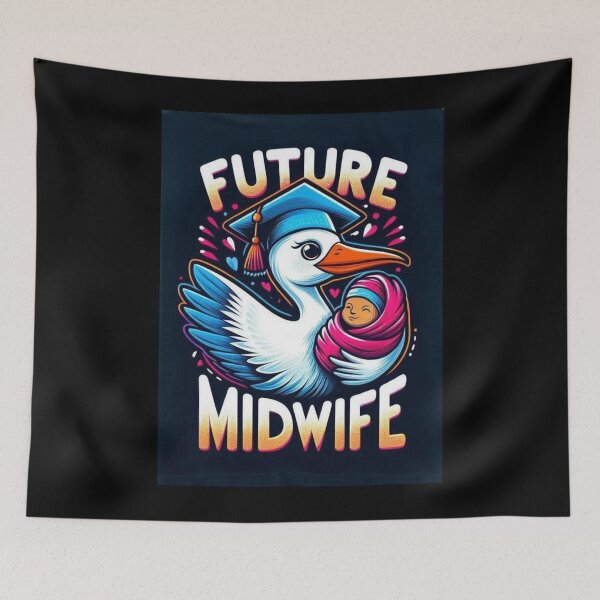 Item preview, Future Midwife in Training Birth Coach Healthcare Graduation designed and sold by BunBuntheDog-.