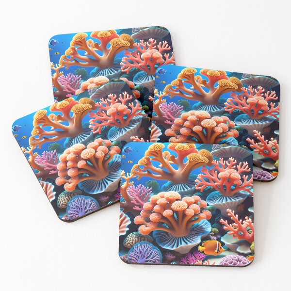 Item preview, Ocean Life Coral Reef Pattern designed and sold by TheArtOfPat.