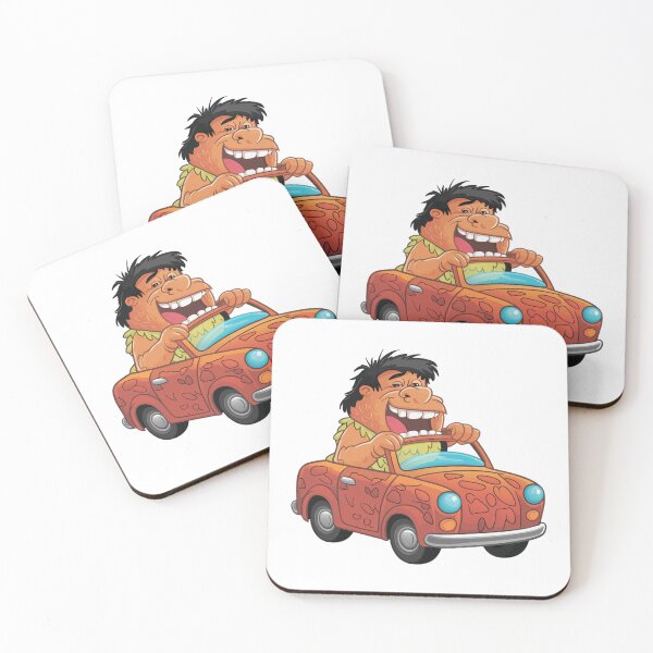 Item preview, Caveman in a car designed and sold by MagelliShop.