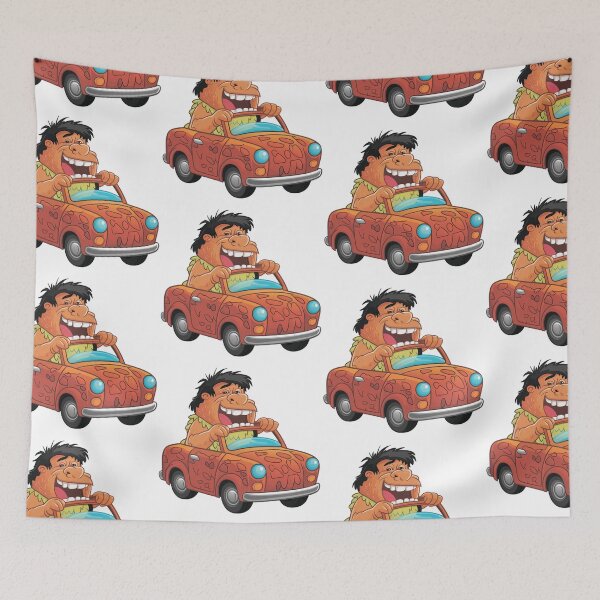 Item preview, Caveman in a car designed and sold by MagelliShop.