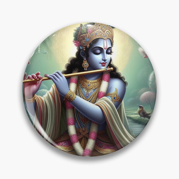 Item preview, Krishna with flute  designed and sold by AngeliqueArt.
