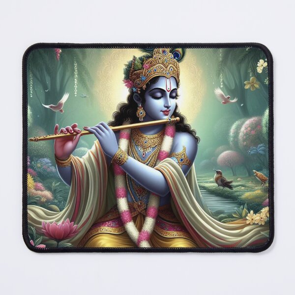 Item preview, Krishna with flute  designed and sold by AngeliqueArt.