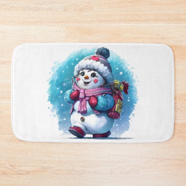 Item preview, little chubby cute snowman loves, Carrying things designed and sold by Firas Aljazzar.