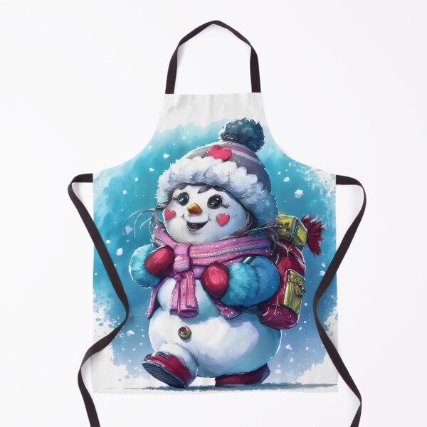 Item preview, little chubby cute snowman loves, Carrying things designed and sold by Firas Aljazzar.