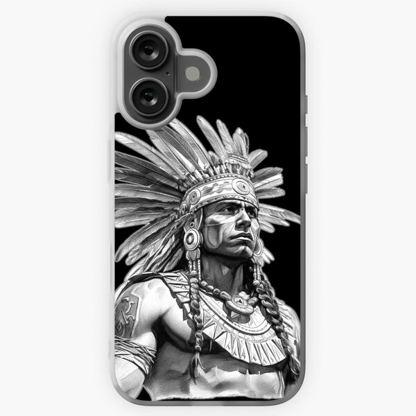 Society6 ケース Aztec 3 by Maya Vintage NOS Aztec Man Corn Art Poster Mexico Aztecs Maya