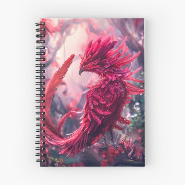Item preview, "Crimson Phoenix" designed and sold by MacroArtHub.