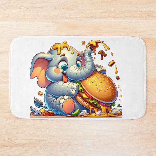 Item preview, Hungry Elephant: An Epic Struggle for a Hamburger designed and sold by 0penvimark.