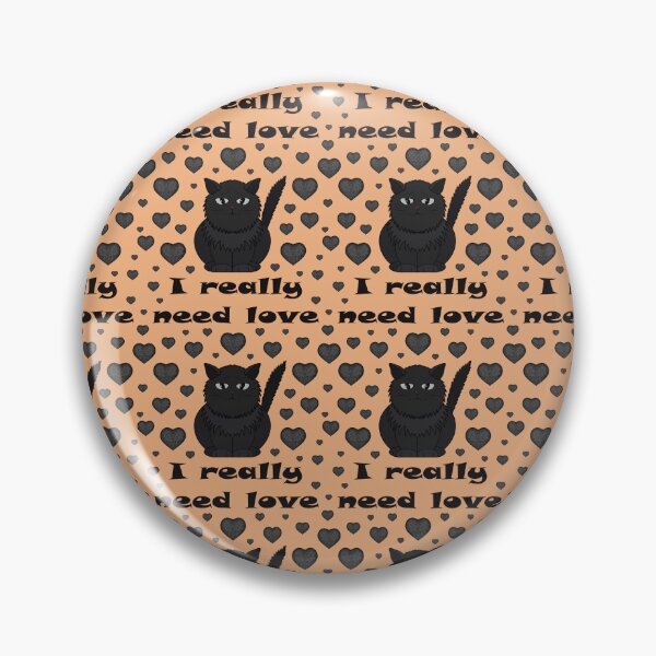 Item preview, Pattern with a cat that needs love designed and sold by Cherevan.