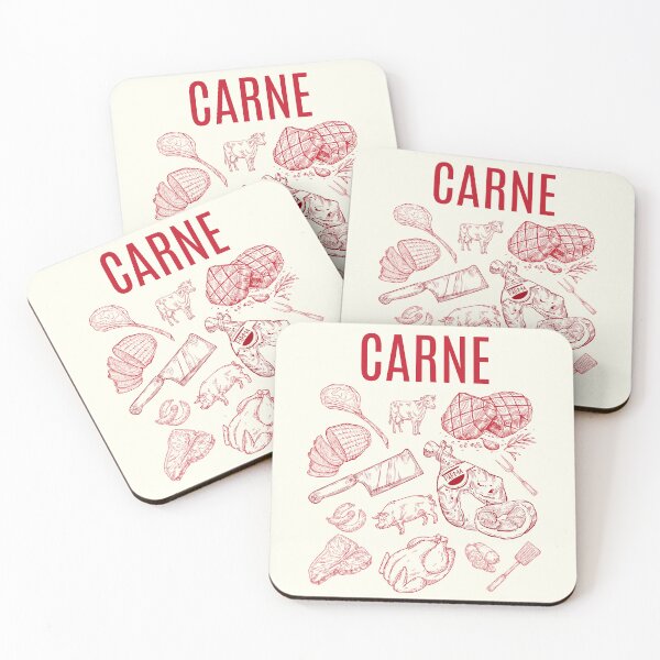 Item preview, Retro Carne Italian Kitchen Poster designed and sold by madilafemina.