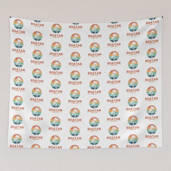 Item preview, Roatan Honduras | Design Tropic Beach Retro designed and sold by SantisLab.