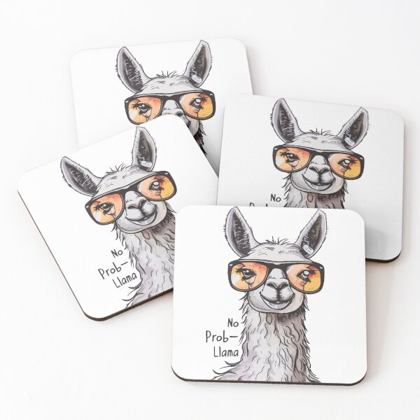 Item preview, Cute No Prob-Llama  designed and sold by VectorVisionary.