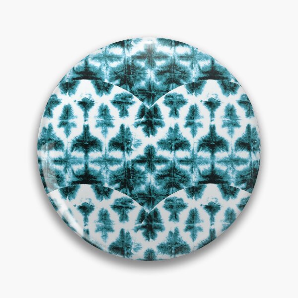 Item preview, Teal Shibori Paper Collage designed and sold by Nina May Designs.