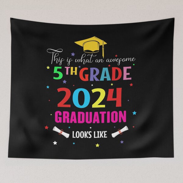 Item preview, this is what an awesome 5th grade 2024 graduation looks like funny graduate designed and sold by limanol.