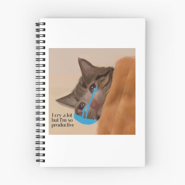 Item preview, I cry a lot, but I'm so productive  designed and sold by Creampeachy.