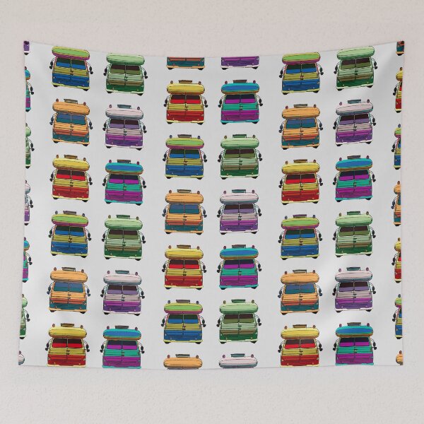 Item preview, Retro Camper Van designed and sold by Quirkypieces.