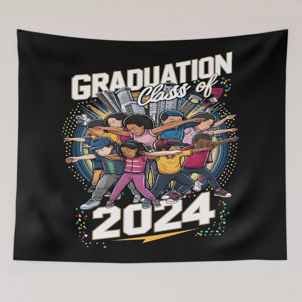 Item preview, Kids Funny Boys Grad Gifts Dabbing Graduation Class Of 2024 designed and sold by DrawHandArt.