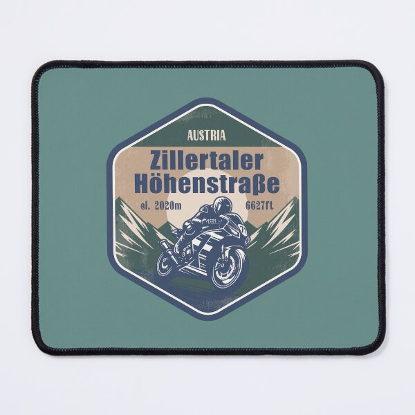 Item preview, Zillertaler Hohenstrasse Austria Motorcycling Mountain Design designed and sold by CynthiaGraphics.