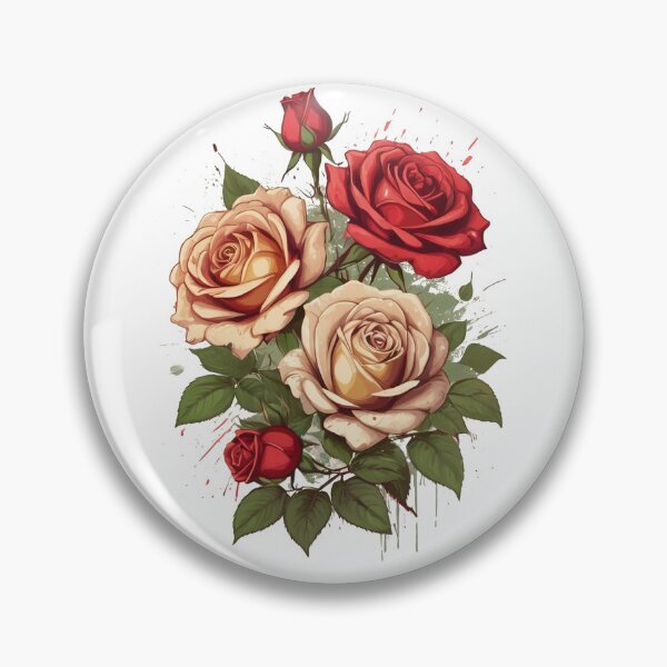 Item preview, Vector art of bunch of roses designed and sold by LessSugar.