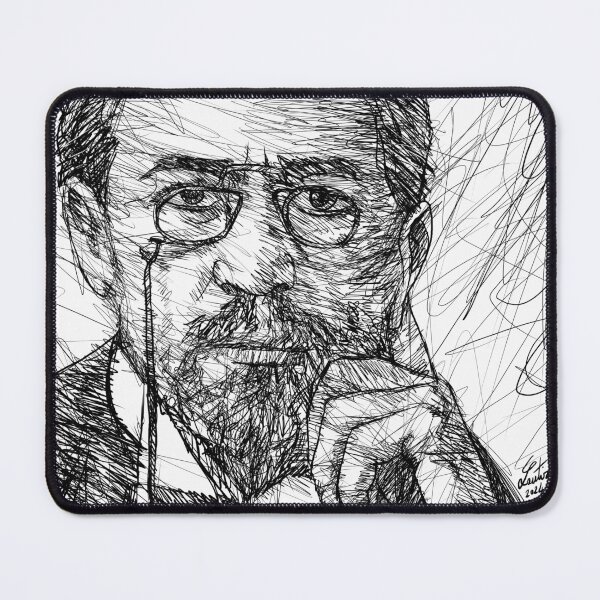Item preview, ANTON CHEKHOV ink portrait .2 designed and sold by lautir.