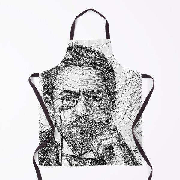Item preview, ANTON CHEKHOV ink portrait .2 designed and sold by lautir.