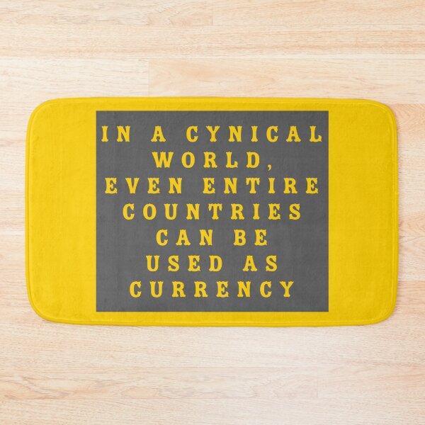 Item preview, In a cynical world, even entire countries can be used as currency ▩ designed and sold by cabana.space.