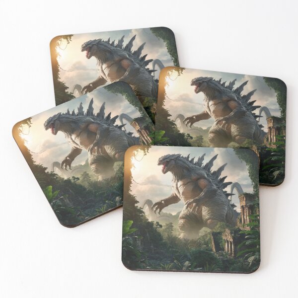 Item preview, The giant Titan Kaiju looms over a dense Mexican jungle designed and sold by Titan33.