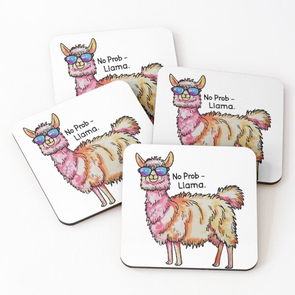 Item preview, Cute No Prob-Llama  designed and sold by VectorVisionary.