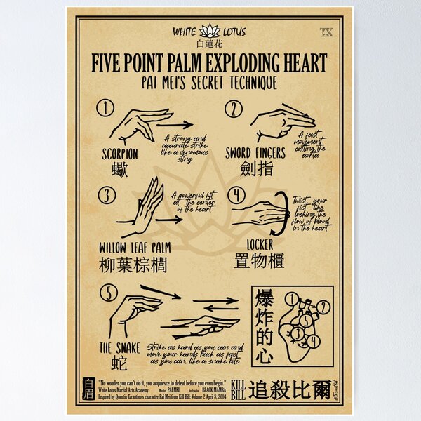 Item preview, Pai Mei's Secret Technique designed and sold by TKsuited.