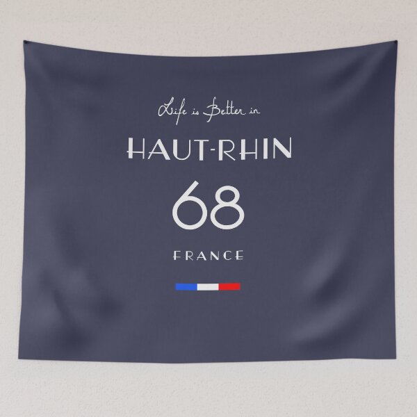 Item preview, Life is better in HAUT-RHIN Number 68 Alsace France designed and sold by frenchsalsa.