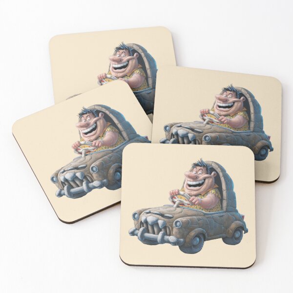 Item preview, Caveman in a car designed and sold by MagelliShop.
