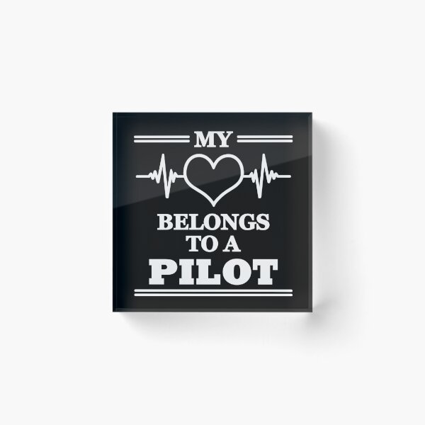 Item preview, My heart belongs to a pilot designed and sold by TrendyDesigns.