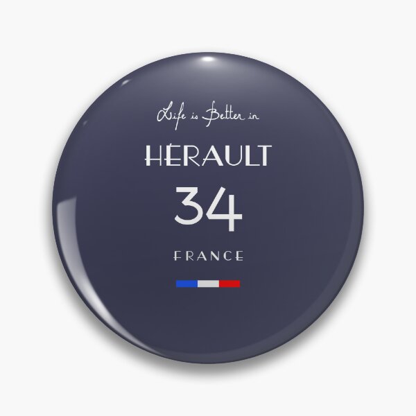 Item preview, Life is better in HÉRAULT Number 34 Occitania France designed and sold by frenchsalsa.