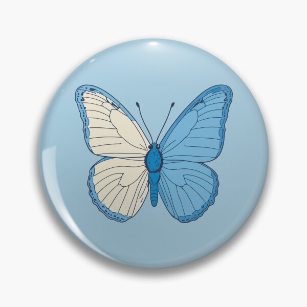 Item preview, Blue Butterfly Sticker designed and sold by Atlantico54.