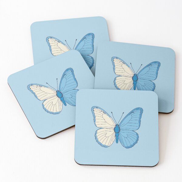 Item preview, Blue Butterfly Sticker designed and sold by Atlantico54.
