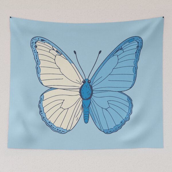 Item preview, Blue Butterfly Sticker designed and sold by Atlantico54.