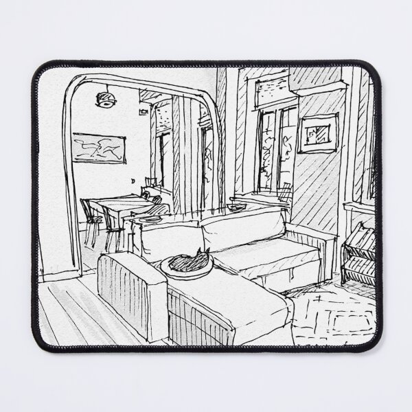 Item preview, living room designed and sold by Tereza Pilar Art.