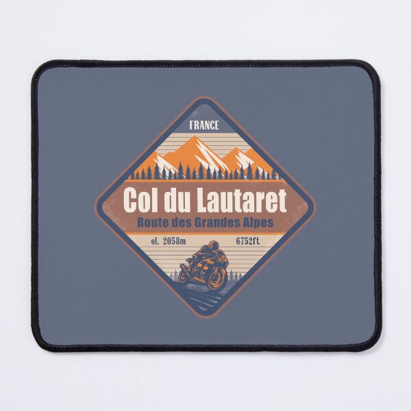 Item preview, Col du Lautaret France Motorcycling Mountain Design designed and sold by CynthiaGraphics.