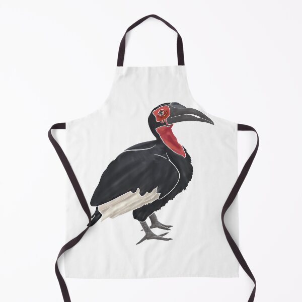 Item preview, Southern Ground Hornbill on a Plain Background designed and sold by A-inProgress.