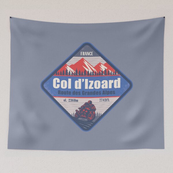 Item preview, Col d'Izoard France Motorcycling Mountain Design designed and sold by CynthiaGraphics.