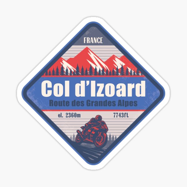 Artikel-Vorschau von Col d'Izoard Frankreich Motorradfahren Berg Design, designt und verkauft von CynthiaGraphics.