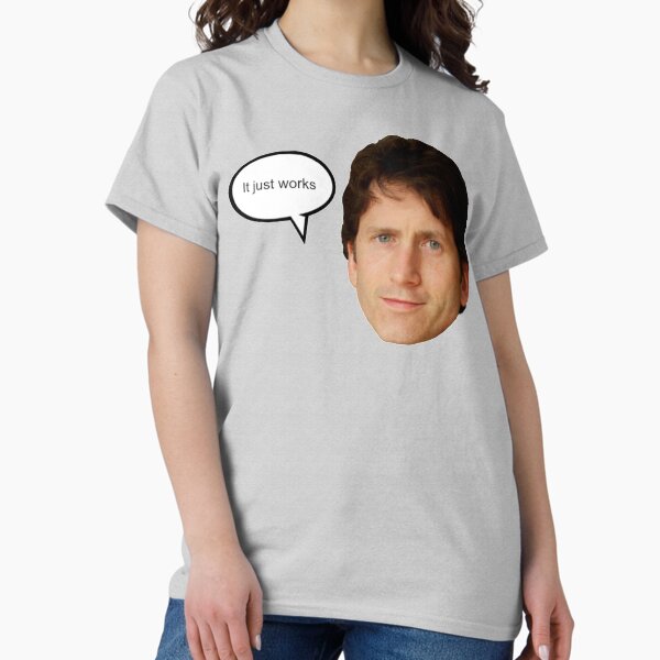 Item preview, Todd Howard "Simplemente funciona" designed and sold by GraphicTease.