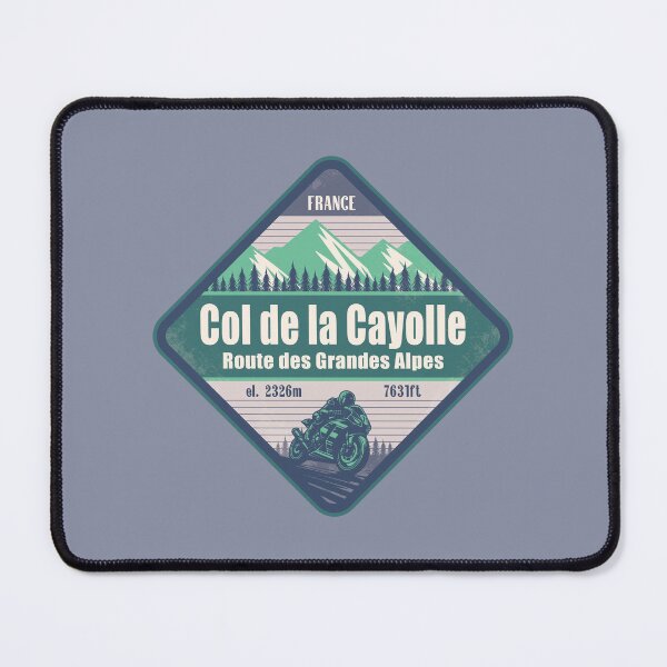 Item preview, Col de la Cayolle France Motorcycling Mountain Design designed and sold by CynthiaGraphics.