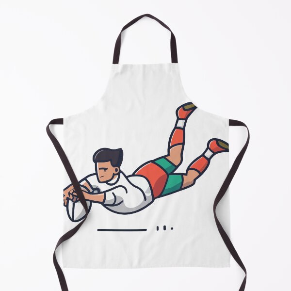 Item preview, Dynamic Rugby Player Try Dive Sticker designed and sold by NiftyWrx.