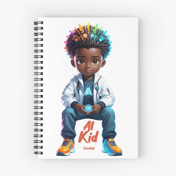 Item preview, AI Kid Scientist - Futuristic Digital Art designed and sold by KriticalDesigns.