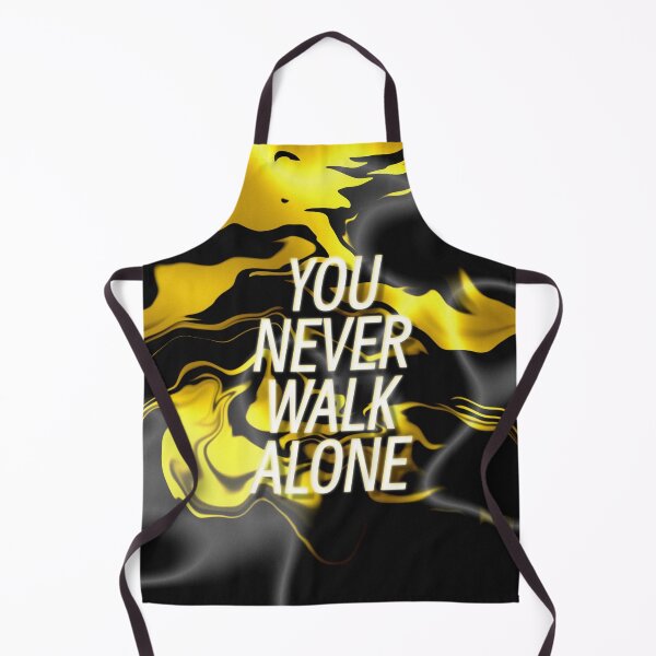 Item preview, You Never Walk Alone | Black Yellow Silk Design designed and sold by WarmlyArts.